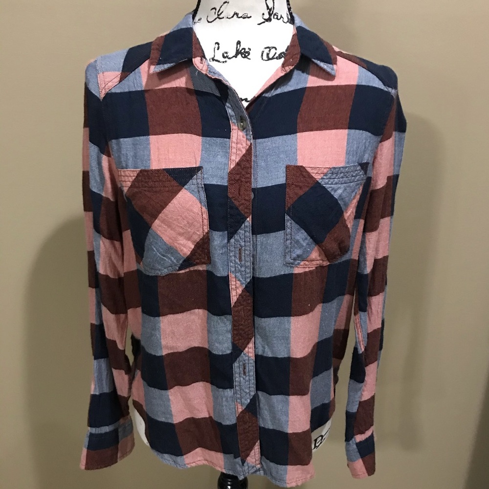 Forever 21 | Women’s Button Up Plaid Shirt - Small - Picture 3 of 8